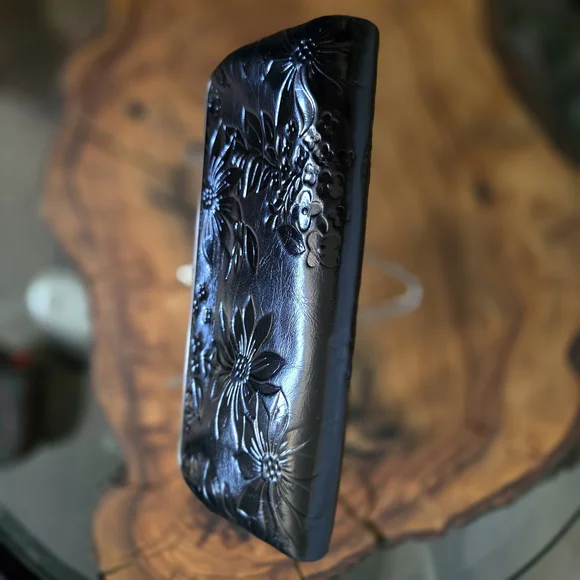 HOBO Black Floral Embossed Clutch - Picture 9 of 10